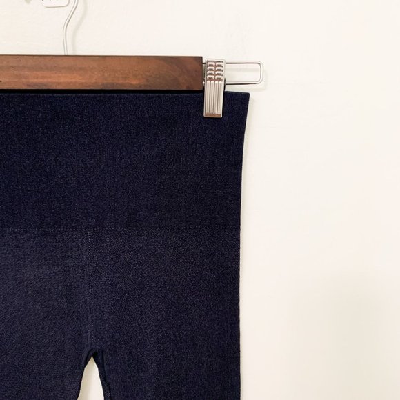 Spanx look at me navy high waisted leggings L - Picture 3 of 5
